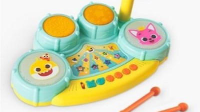 핑크퐁 꼬마드럼으로 신나는 음악 놀이! 후기와 꿀팁 대방출💖