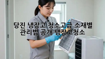 당진 냉장고 청소✨고급 소재별 관리법 공개! #냉장고청소